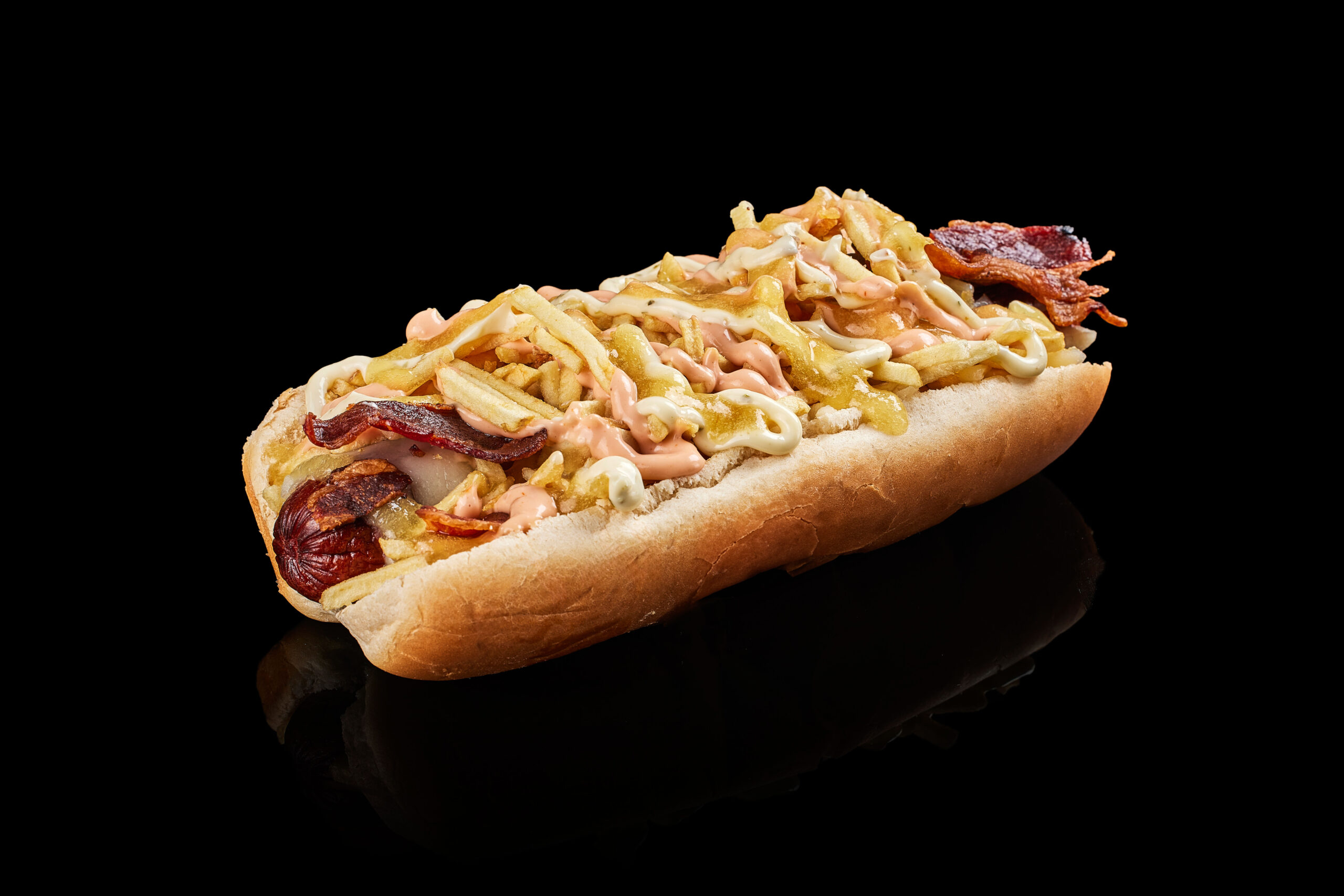 Hot Perro Colombian style hot dog Burger Fusion 305 Miami